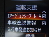 【エマージェンシーブレーキ】前方の車両や歩行者と衝突のおそれがあるとき、警報とブレーキにより、運転者の衝突回避操作を支援します。