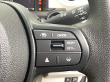 オートクルーズなどの操作ボタンもハンドルに装備されています。
