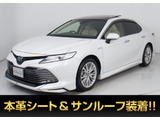 ★トヨタ カムリ Gレザーパッケージ★★パノラマムーンルーフ★ベージュ本革★★モデリスタフルエアロ★シートヒーター★★メーカーオプションSDナビ★BSM★★トランクスポイラー★リアガーニッシュ★