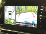 【アラウンドビューモニター】専用のカメラにより、上から見下ろしたような視点で360度クルマの周囲を確認することができます☆死角部分も確認しやすく、狭い場所での切り返しや駐車もスムーズに行えます。