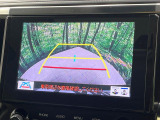 【バックカメラ】駐車時に後方がリアルタイム映像で確認できます。大型商業施設や立体駐車場での駐車時や、夜間のバック時に大活躍!運転スキルに関わらず、今や必須となった装備のひとつです!