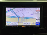 ナビゲーションはワンセグTV対応のメモリーナビ(社外品)を搭載しています。
