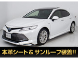 ★トヨタ カムリ Gレザーパッケージ★★禁煙車★パノラマムーンルーフ★黒本革★★モデリスタフルエアロ★シートヒーター★★BSM★HUD★レーダークルーズ★衝突軽減★★クリアランスソナー★LEDヘッドライト★