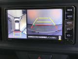 後方の見にくい視界もバックモニターで確認サポートして駐車時も安心☆