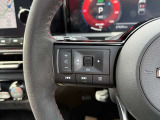 ステアリングのスイッチでオーディオの調節ができちゃう優れもの!