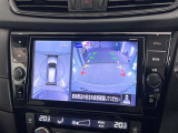 上から見下ろしているかのような映像のアラウンドビューモニターや、車の後方を確認できるバックカメラ付きで安心です。