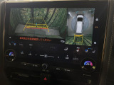 【パノラミックビューモニター】専用のカメラにより、上から見下ろしたような視点で360度クルマの周囲を確認することができます☆死角部分も確認しやすく、狭い場所での切り返しや駐車もスムーズに行えます。