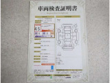 車両検査証明書付きです。