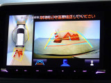 バックガイドモニターを装備しています、車庫入れもラクラクです。パノラミックビューモニターを搭載しています、上からの画像も表示されます。