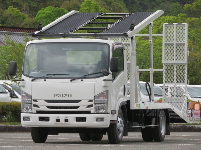 エルフ  3.5t ワイド 2台積 キャリアカー