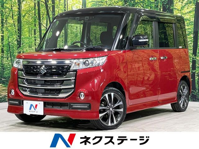 スペーシアカスタム Zターボ デュアルカメラブレーキサポート 