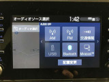 トヨタ純正7インチディスプレイオーディオ装備。
