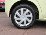 右後 純正ホイールキャップ付14インチスチールホイール