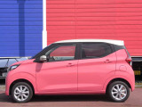 お出かけが、もっと楽しくなる軽。新しい日産デイス(*^^)v クルマが360&deg;周囲を見守ってくれるから、安心しておでかけできます。ボディカラーはキュートなバブルガムピンク/フローズンバニラ2トーンです。