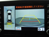 フロントモニター・サイドモニター・バックモニターを使用し、車を上から見たような映像で駐車が出来ます!