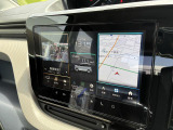 大画面の純正ナビ付き!