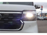 LEDヘッドライトで暗い夜道も明るく照らしてくれます!