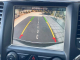 ●ガイドライン付きバックカメラ:不安な駐車もこれで安心!ガイドライン付きなので狭い箇所での駐車もラクラクです!