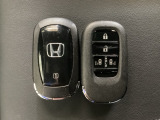 スマートキー付きですからドアロックの開閉およびエンジンスタートが楽々です。電動スライドドアの開け閉めもボタンで操作できます。スペアキーも同じものを用意しております。