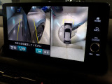 バックカメラもあるので後退時も安心です。視点も切り替えができて便利です。