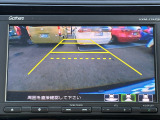 車庫入れ時に安心のバックカメラがついています。