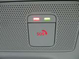 SOSコールは急病時やあおり運転被害などの危険を感じた時スイッチを押すと専門のオペレータに繋がって警察や消防への連携をサポ―トしてくれます。万が一の事故発生時にはエアバック展開と連動して自動通報します。