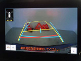 バックガイドモニターを装備しています、車庫入れもラクラクです。