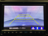 バックでの車庫入れも安心です! リアカメラが付いているバックモニター付のナビを装備しております。操作線もついており距離感も画面から確認できます。