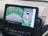 【パノラミックビューモニター】専用のカメラにより、上から見下ろしたような視点で360度クルマの周囲を確認することができます☆死角部分も確認しやすく、狭い場所での切り返しや駐車もスムーズに行えます。