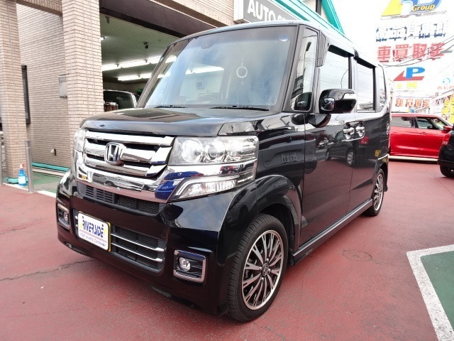 N-BOXカスタム G ターボ Lパッケージ 純正メモリーナビフルセグバックカメラスマ