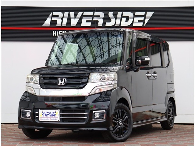 N-BOXカスタム G SSパッケージ ブラックスタイル 純正メモリーナビフルセグバックカ...