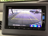 便利な3ビュー切り替え、ガイド線表示付きのバックカメラです!後退時、後方の視界をサポートします!