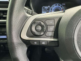 ステアリングスイッチ装備!運転しながら手元でオーディオの操作などができます。