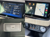 NissanConnectの設定や確認、充電スポットの確認、AppleCarPlay・AndroidAutoも使える便利なナビゲーションシステムです。HDMI接続対応です。