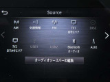 USB接続が可能です。CD/DVD再生の他Apple CarPlayやAndroid Auto連携機能もあります。