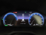 視認性の良いスピードメーター。