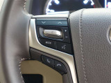 ステアリングスイッチ付きなので、各部の操作がしやすいです!