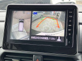 【アラウンドビューモニター】はまるで上から見ているような視点で周囲を確認できます!駐車が苦手な方でも安心して駐車できますね♪