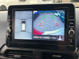アラウンドビューモニターです!上空から貴方のお車をモニタニングしている様に車両の周りの安全確認が出来ます!