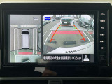 [アラウンドビューモニター]車両を上から見たようなカメラで周りの障害物などが一目瞭然!駐車が苦手な方でも、らくらく駐車♪