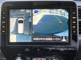 アラウンドビューモニター装備!空から見ているような映像によって不慣れな場所での車庫入れや縦列駐車等はもちろん狭い道でのすれ違いも安心♪