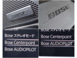 BOSEサウンドシステム搭載。BOSE CenterpointやAUDIOPILOT機能により、走行状況や音源に応じて最適なサウンドを楽しめます。移動時間をより上質なひとときに変えてくれる装備です。
