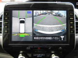 アラウンドビューモニター付です。上から丸見え、車庫入れも安心!