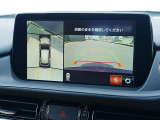 360&deg;ビューモニターを搭載しています。コーナーセンサーと合せてお使いいただくことで、安全、安心にお車の取り回しを行っていただけます。