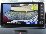 リアワイドカメラシステム!従来の視野に加えて、後方側方を約180&deg;まで見えるワイドビューと、後方を真上から見たような視野で駐車時などに便利なトップダウンビューの3つの視野があります!