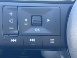 ステアリングスイッチ装備!オーディオ操作もスマートに♪
