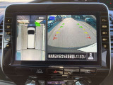 アラウンドビューモニター装備!空から見ているような映像によって不慣れな場所での車庫入れや縦列駐車等はもちろん狭い道でのすれ違いも安心♪