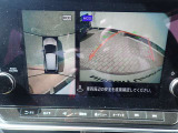 まるでお車を真上から見下ろしたかのような映像をナビに映し出してくれますので狭い駐車場でも周囲を確認する事が出来ますので非常に安心です♪