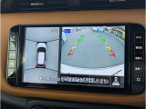 全周囲モニター付いています。駐車の時にどこまで行けるかな?とかちゃんと白線の中に収まってるかな?を解消してくれます