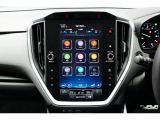 11.6インチセンターインフォメーションディスプレイは、エアコンや操作ができるほか、スマートフォンのアプリも使用できます。